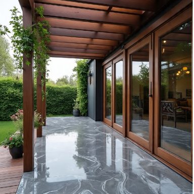 Deck With Epoxy Floor