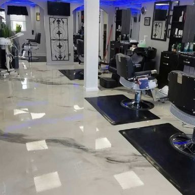 White marbling with grey notes