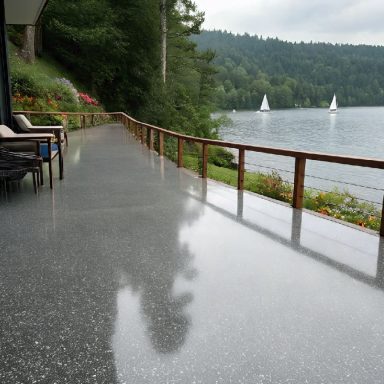 Deck With Epoxy Floor